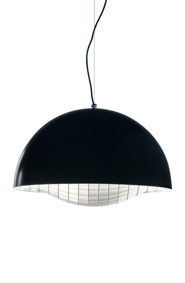 Grid lampe suspendue noire